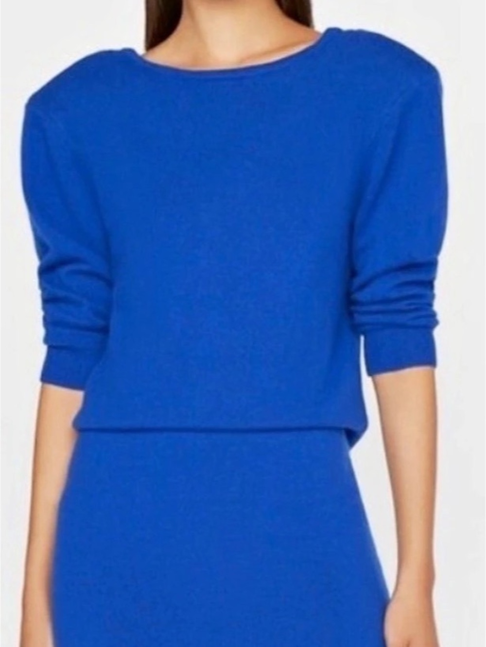 Frame Blue Mini Sweater Dress Like New